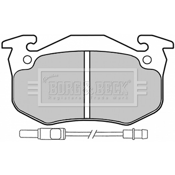 Слика на Плочки BORG & BECK BBP1525