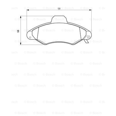 Слика на плочки BOSCH 0 986 424 644 за Ford Escort 7 Saloon (gal,afl) 1.8 TD - 90 коњи дизел