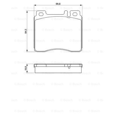 Слика на плочки BOSCH 0 986 460 976 за Mercedes S-class Coupe (c140) SEC/CL 420 (140.063) - 279 коњи бензин