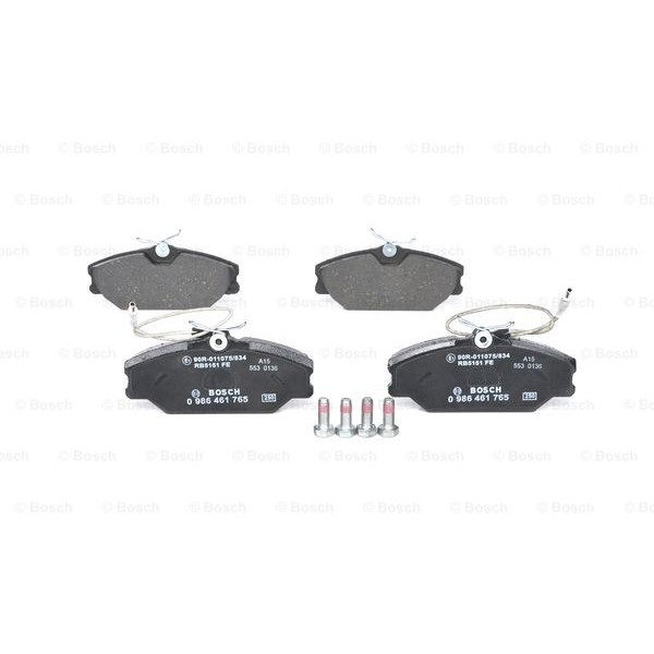 Слика на плочки BOSCH 0 986 461 765 за Renault Megane 1 (BA0-1) 1.9 dTi (BA08, BA0N) - 98 коњи дизел