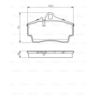 Слика на плочки BOSCH 0 986 494 265 за Porsche 911 Convertible (997) 3.6 Carrera - 329 коњи бензин