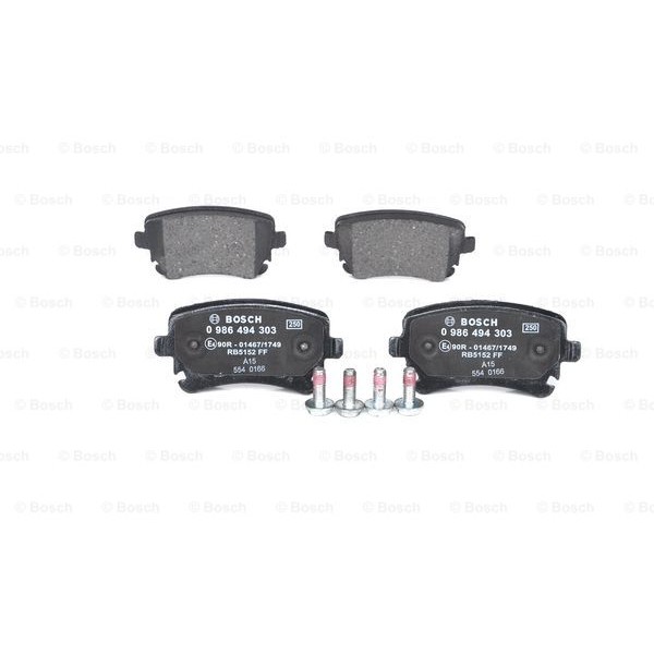 Слика на плочки BOSCH 0 986 494 303 за Audi A6 Allroad (4FH, C6) 3.2 FSI quattro - 255 коњи бензин