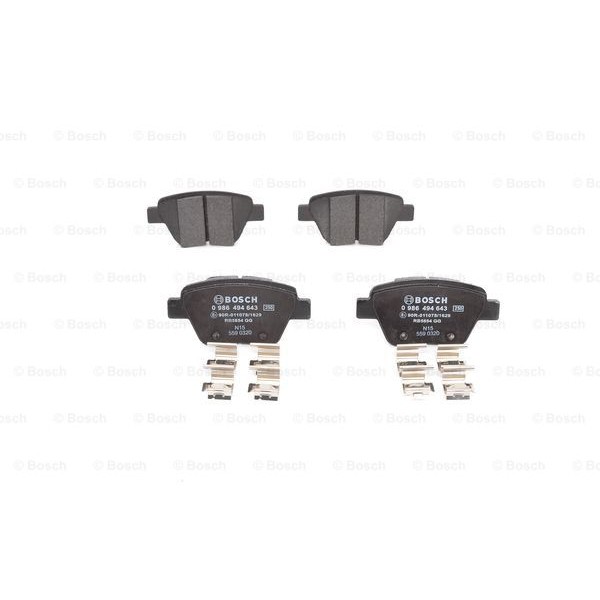 Слика на плочки BOSCH 0 986 494 643 за VW Touran (1T) 1.4 TSI EcoFuel - 150 коњи Бензин/Метан (CNG)