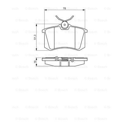 Слика на плочки BOSCH 0 986 495 231 за Citroen C3 II Hatchback 1.1 BiFuel - 60 коњи Бензин/Автогаз (LPG)