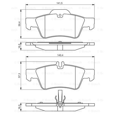 Слика на плочки BOSCH 0 986 495 248 за Mercedes E-class Saloon (w212) E 500 (212.073) - 408 коњи бензин