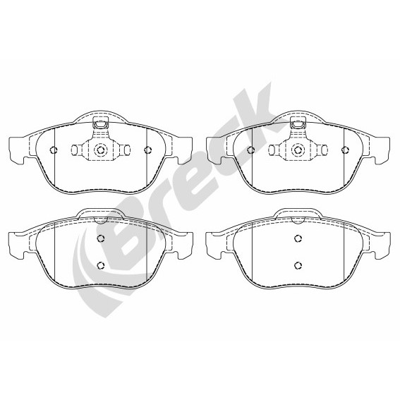 Слика на плочки BRECK 23245 00 701 00 за Renault Laguna 2 Grandtour (KG0-1) 1.6 16V - 112 коњи бензин