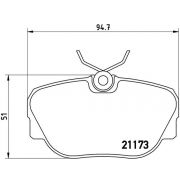 Слика 1 $на Плочки BREMBO P 06 010