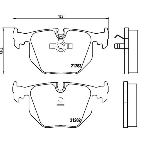 Слика на Плочки BREMBO P 06 016