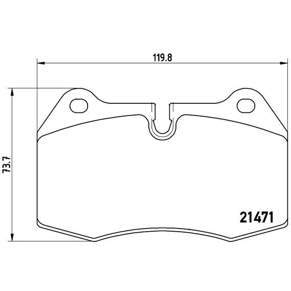 Слика на Плочки BREMBO P 06 018