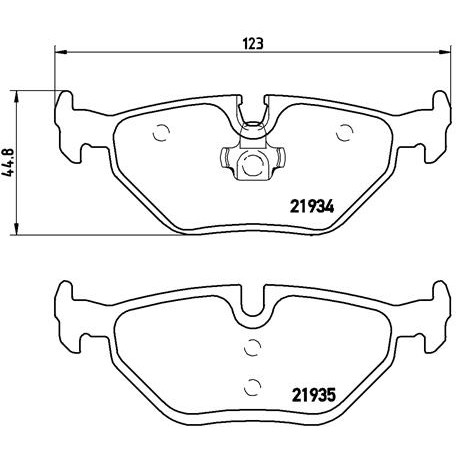 Слика на плочки BREMBO P 06 025 за BMW 3 Cabrio E46 325 Ci - 192 коњи бензин