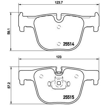 Слика на плочки BREMBO P 06 072 за BMW 3 Gran Turismo F34 335 i - 306 коњи бензин