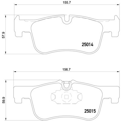 Слика на плочки BREMBO P 06 078 за BMW 1 F21 116 d - 116 коњи дизел