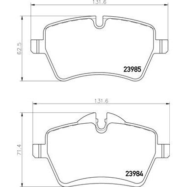 Слика на Плочки BREMBO P 06 086