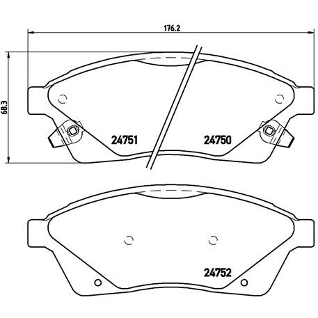 Слика на Плочки BREMBO P 09 010