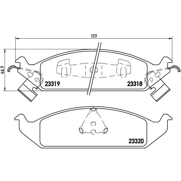 Слика на Плочки BREMBO P 11 011