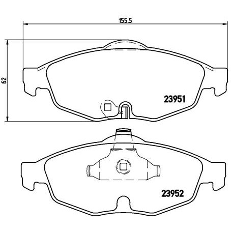 Слика на Плочки BREMBO P 11 016