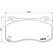 Слика 1 на плочки BREMBO P 11 023