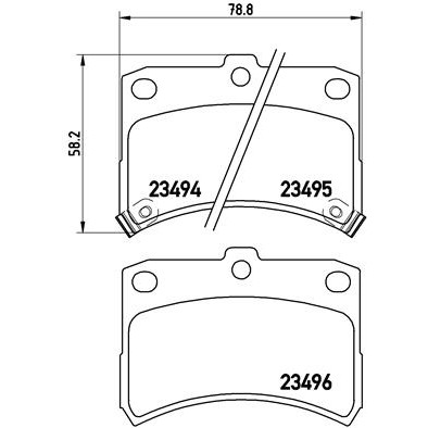 Слика на Плочки BREMBO P 16 009