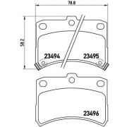 Слика 1 $на Плочки BREMBO P 16 009