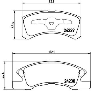 Слика на Плочки BREMBO P 16 011