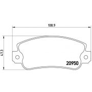 Слика 1 на плочки BREMBO P 23 021