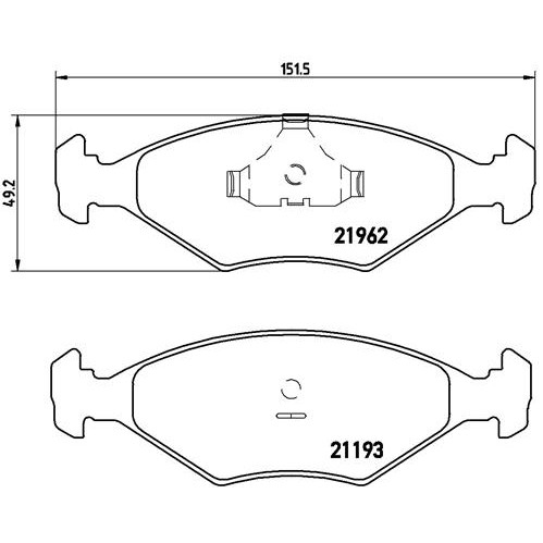 Слика на Плочки BREMBO P 23 055