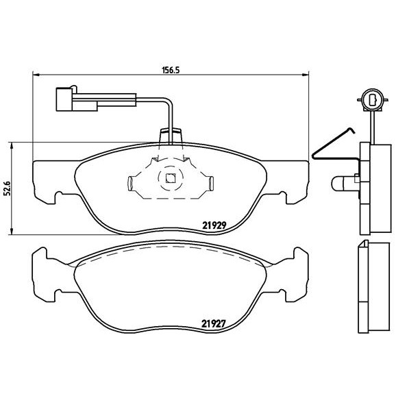 Слика на Плочки BREMBO P 23 071