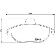 Слика 1 на плочки BREMBO P 23 072