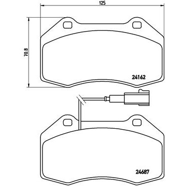 Слика на Плочки BREMBO P 23 117