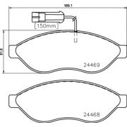 Слика 1 на плочки BREMBO P 23 144