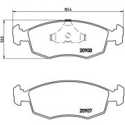 Слика 1 на плочки BREMBO P 24 019