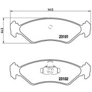 Слика 1 на плочки BREMBO P 24 044