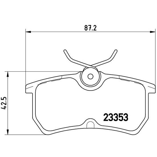 Слика на плочки BREMBO P 24 047 за Ford Fiesta 6 1.4 TDCi - 70 коњи дизел