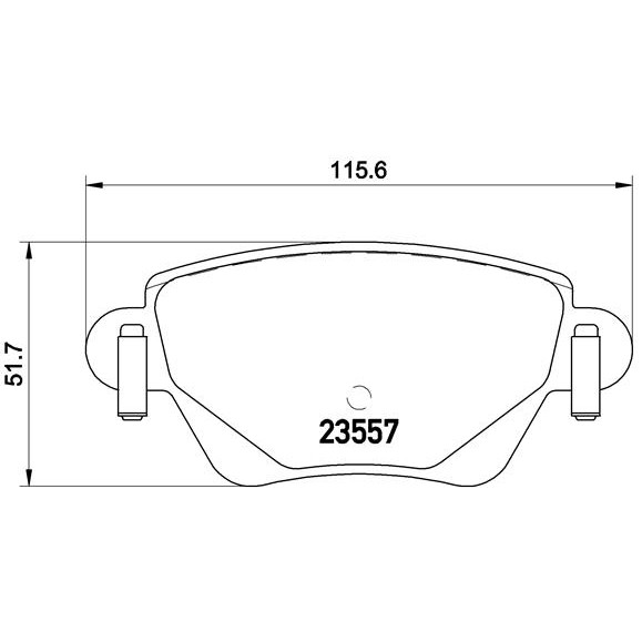 Слика на плочки BREMBO P 24 059 за Ford Mondeo 3 Clipper (BWY) 2.5 V6 24V - 170 коњи бензин