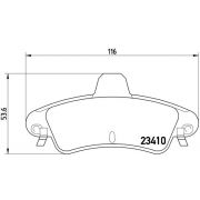 Слика 1 на плочки BREMBO P 24 070