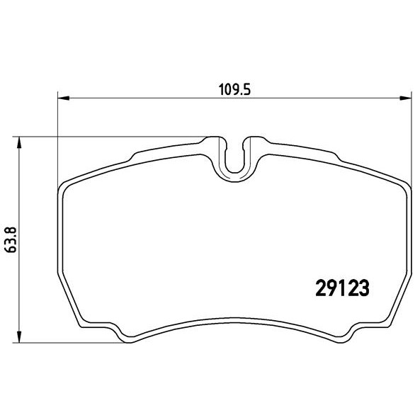 Слика на плочки BREMBO P 24 084 за Ford Transit BOX 3.2 TDCi - 200 коњи дизел