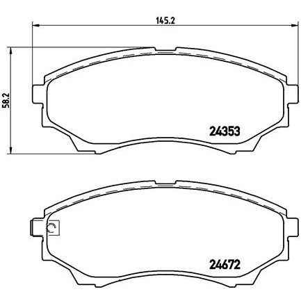 Слика на Плочки BREMBO P 24 086