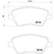 Слика 1 на плочки BREMBO P 24 151