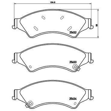 Слика на Плочки BREMBO P 24 153