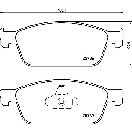 Слика на плочки BREMBO P 24 157 за Ford Transit Connect Box 1.5 TDCi - 101 коњи дизел