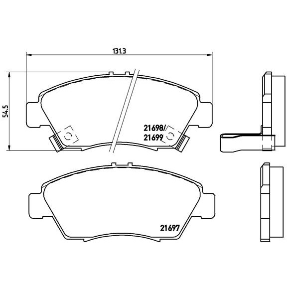 Слика на Плочки BREMBO P 28 024