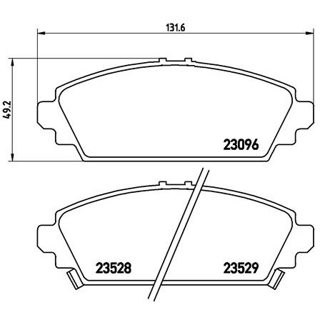 Слика на Плочки BREMBO P 28 031