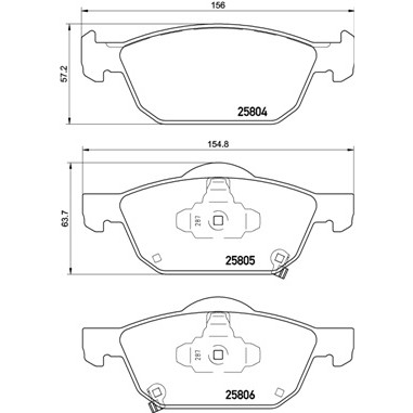 Слика на Плочки BREMBO P 28 076