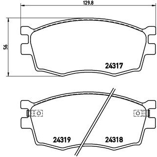 Слика на Плочки BREMBO P 30 026