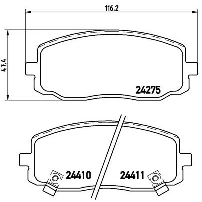 Слика на Плочки BREMBO P 30 032