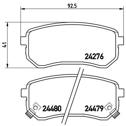 Слика на Плочки BREMBO P 30 033