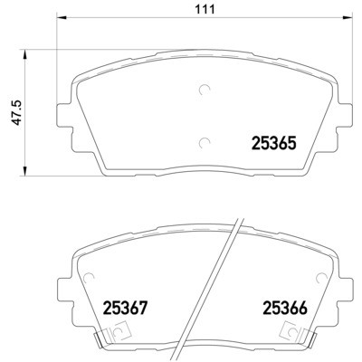 Слика на Плочки BREMBO P 30 053