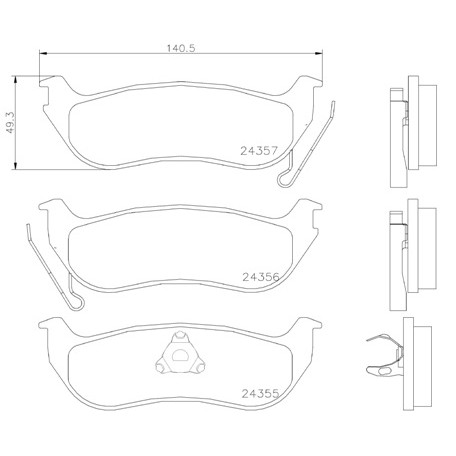 Слика на Плочки BREMBO P 37 009