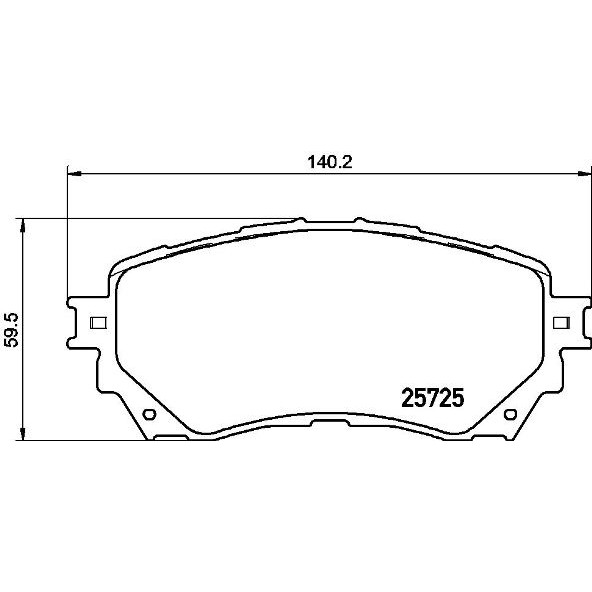 Слика на плочки BREMBO P 49 048 за Mazda 6 Saloon (GJ, GH) 2.2 D - 175 коњи дизел