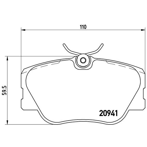 Слика на плочки BREMBO P 50 008 за Mercedes E-class Convertible (a124) E 220 (124.062) - 150 коњи бензин